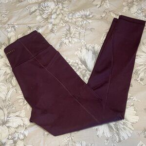 VS leggings, plum, size 6, Victoria's Secret